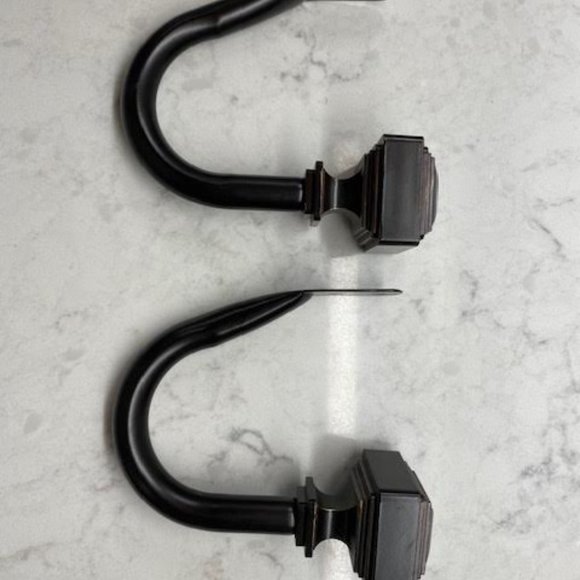 Set of Curtain Holder Tieback U-Shaped - Picture 2 of 5